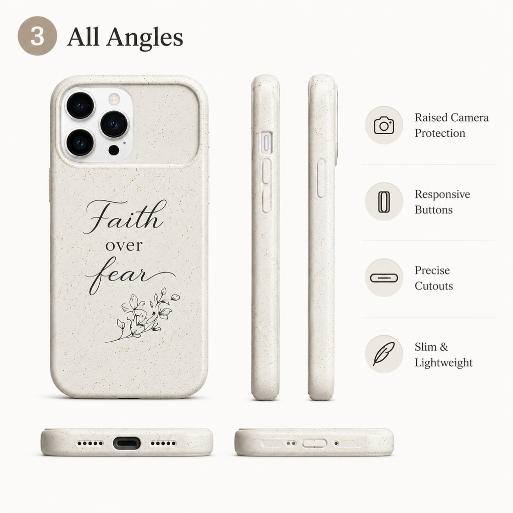 Faith over Fear case-Christian Phone Case