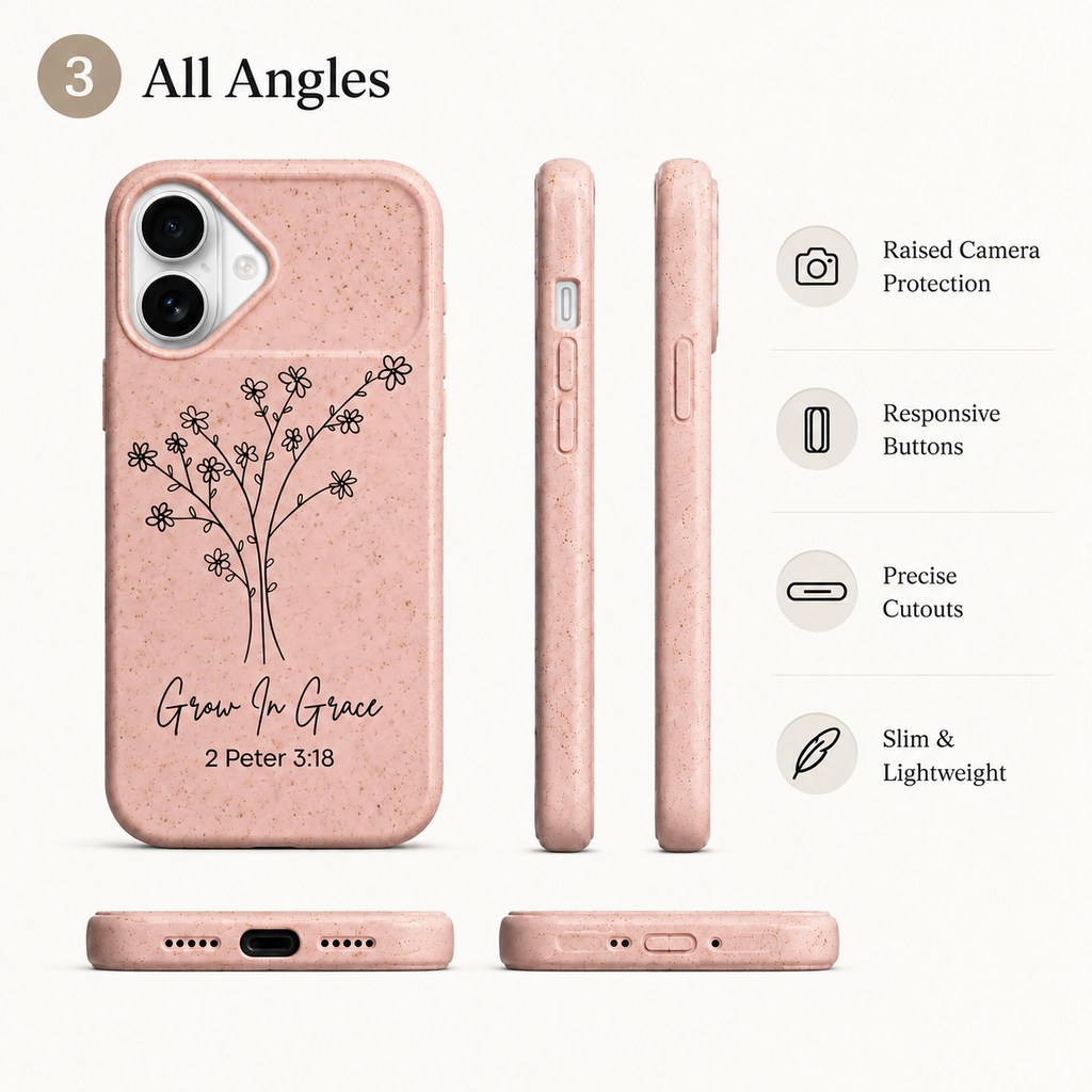 Grow In Grace — Christian Phone Case | 2 Peter 3:18