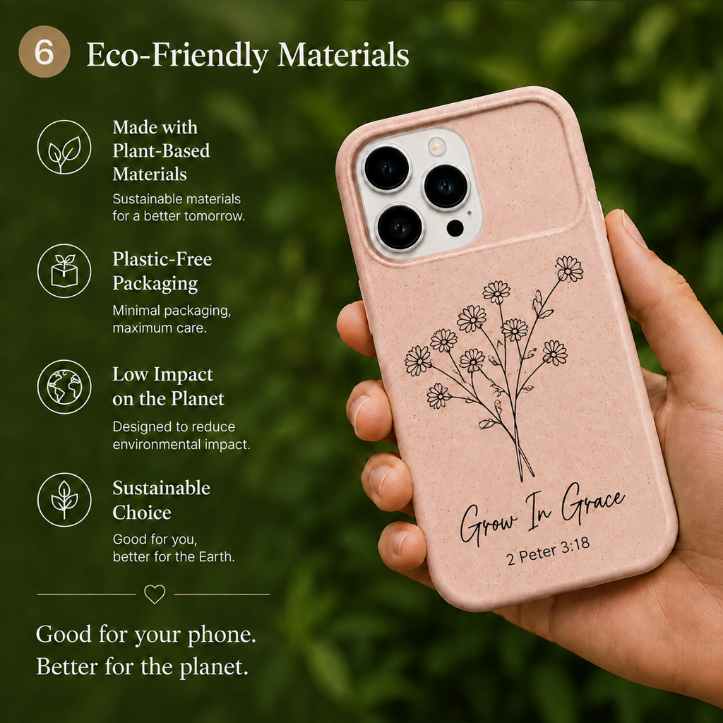 Grow In Grace — Christian Phone Case | 2 Peter 3:18