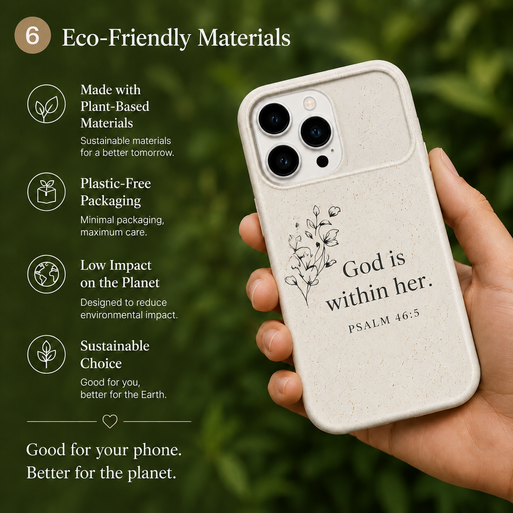 God Is Within Her — Christian Phone Case | Psalm 46:5