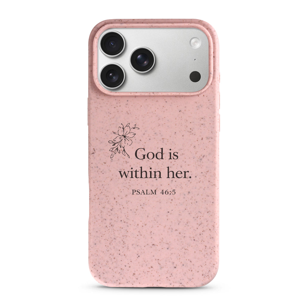 God Is Within Her — Christian Phone Case | Psalm 46:5