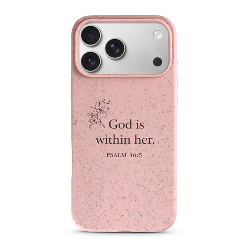 God Is Within Her — Christian Phone Case | Psalm 46:5